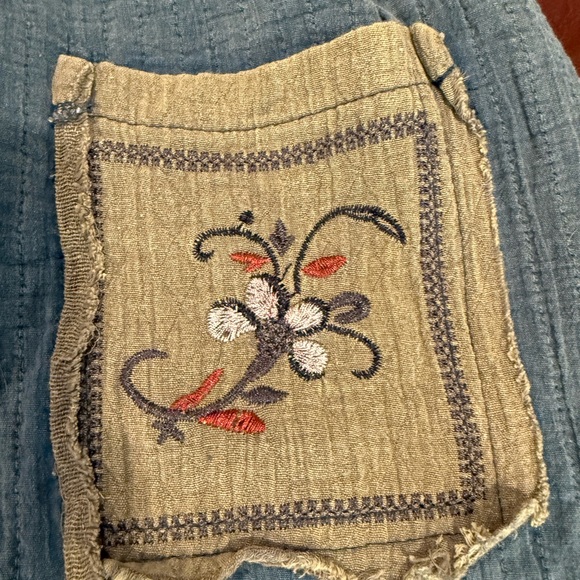 POL Green Embroidered Wide Leg Pants - Picture 5 of 12